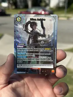Union Arena TCG Kaiju No 8 - Mina Ashiro - UE12BT/KJ8-1-005 SR* Alt Art Foil - Image 1