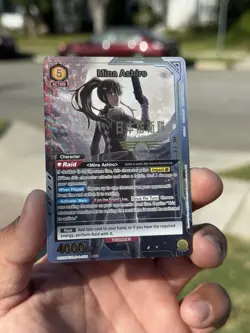 Union Arena TCG Kaiju No 8 - Mina Ashiro - UE12BT/KJ8-1-005 SR* Alt Art Foil - Image 2