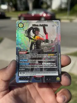 Union Arena TCG Kaiju No 8 - Mina Ashiro - UE12BT/KJ8-1-005 SR* Alt Art Foil - Image 3