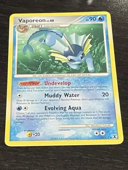 Vaporeon - 34/111 - Rising Rivals - Base - Pokemon TCG 2009 LP - Image 3