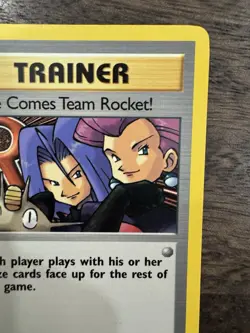Here Comes Team Rocket! 71/82 - MP Non-Holo Rare Trainer Pokemon WOTC - Image 3