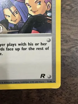 Here Comes Team Rocket! 71/82 - MP Non-Holo Rare Trainer Pokemon WOTC - Image 4