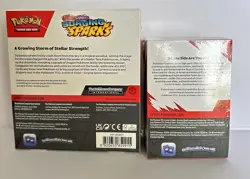 LOT of Two - Pokemon Destined Rivals & Surging Sparks Booster Bundle SEALED x2 - Image 2