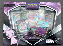 COFFRET CARTE POKEMON NEUF SCELLE MEW EX 260 PV 4 BOOSTERS - Image 1