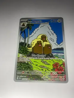Pokemon Surging Sparks - Alolan Dugtrio - 208/191 - Illustration Art Rare - M/NM - Image 1