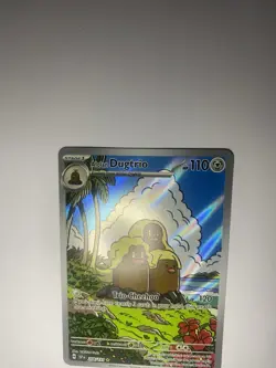 Pokemon Surging Sparks - Alolan Dugtrio - 208/191 - Illustration Art Rare - M/NM - Image 3