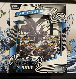Pokemon TCG: Black Bolt Binder Collection | New & Sealed ⚫ - Image 1