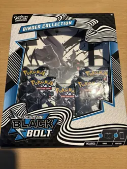 Pokemon TCG - Black Bolt Binder Collection - Brand New & Sealed Card Game - Image 1