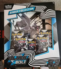 Pokemon TCG Scarlet & Violet Black Bolt Binder Collection BRAND NEW SEALED Unova - Image 1