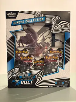 SEALED - Pokemon Black Bolt White Flare - Black Bolt Binder Collection - Image 1