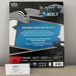 Pokemon TCG Scarlet & Violet Black Bolt - Binder Collection Box - NEW & SEALED - Image 2
