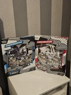 Pokemon TCG - Black Bolt & White Flare Binder Collection set - NEW SEALED - Image 1
