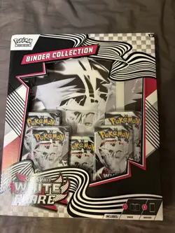 Pokemon TCG Black Bolt & White Flare Binder Collection Sealed Pair Set New - Image 3