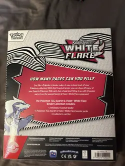 Pokemon TCG Black Bolt & White Flare Binder Collection Sealed Pair Set New - Image 4