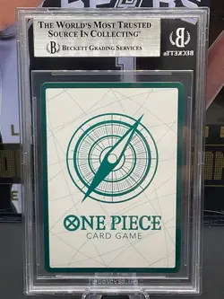 2025 One Piece Gol D Roger DON!! Card Gold ALT ART Carrying on His Will BGS 9 MT - Image 2