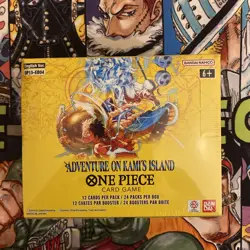 One Piece: Adventure on Kami's Island (OP15-EB04) Sealed Booster Box IN HAND. - Image 1