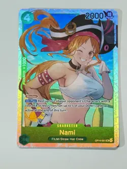OP14-031 Nami SR One Piece OP14 The Azure Sea’s Seven English Near Mint #A3 - Image 3