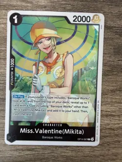 Miss.Valentine OP14-087 - One Piece: The Azure Sea's Seven - Rare Foil - English - Image 1