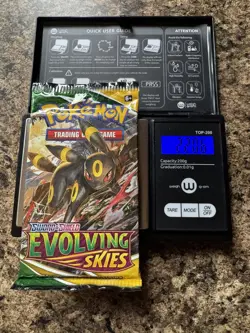 Pokemon Evolving Skies VERY HEAVY 22.06g New Sealed Booster Pack UmbreonUUU - Image 1