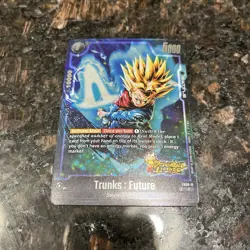 Trunks FS09-11 Foil DB Legends Stamp Dragon Ball Super Card Game | NM - Image 4