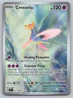 Pokemon TCG Cresselia Card 071/064 Illustration Rare, Sv: Shrouded Fable - Image 1