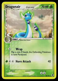 Pokemon Card - Dragonair Dragon Frontiers 28/101 Uncommon - Image 1