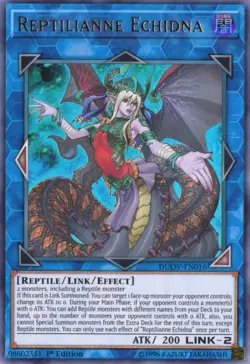 Yu-Gi-Oh! Reptilianne Echidna 1st Ed. DUOV-EN016 Ultra Rare NM/LP x1 - Image 1