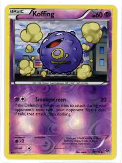 Koffing Reverse Holo 57/135 Plasma Storm Pokemon Card - Image 1