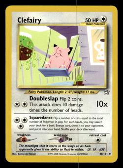 CLEFAIRY - 30/111 - Neo Genesis - Pokemon Card - NM - Image 1