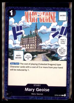 One Piece Mary Geoise OP05-097 The Best- Vol. 2 Non Holo Reprint 3 card lot - Image 1