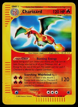 Pokemon Card - Charizard Expedition Base Set 6/165 Holo Reverse Holo Rare - Image 1