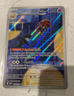Pokemon Card TCG, Team Rocket's Orbeetle , Destined Rivals #198/182 Illustration - Image 1