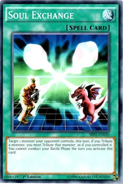 Soul Exchange - SR01-EN030 - Common - 1st Edition - Lightly Played - Image 1
