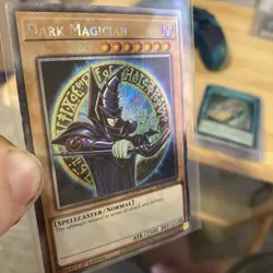 Dark Magician 9th Art 1st Edition Platinum Secret Rare RA04-EN106 Near Mint Card - Image 3