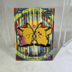 Pokemon Topps 2000 TV Animation Series 2 Stick-Ons #132 Ditto Card 5 of 10 #ML - Image 1