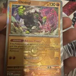 Pokemon TCG Okidogi 057/131 Masterball Prismatic Evolutions Reverse Holo Card - Image 1