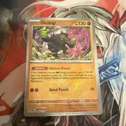 Pokemon TCG Okidogi 057/131 Masterball Prismatic Evolutions Reverse Holo Card - Image 2