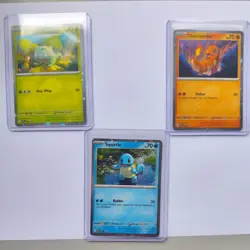 151 Promo Card Bundle: Bulbasaur, Charmander, Squirtle - SVP046 SVP047 SVP048 NM - Image 3
