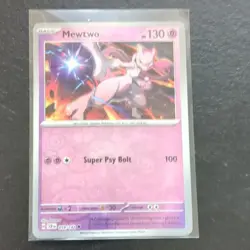 Pokemon TCG Mewtwo 059/142 SV01 Rare Regular Card 2024 Super Psy Bolt - Image 1