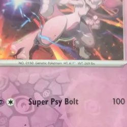 Pokemon TCG Mewtwo 059/142 SV01 Rare Regular Card 2024 Super Psy Bolt - Image 4