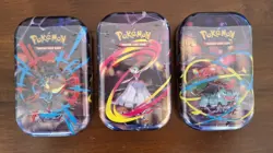 3x POKEMON TRADING CARD TINS BRAND NEW SEALED - Image 1