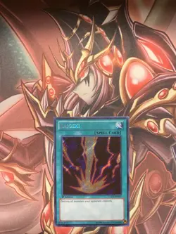 Yugioh Raigeki LCJW-EN057 Secret Rare 1st Ed - Image 1