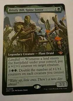 MTG Bristly Bill, Spine Sower and Toph, Earth ending Master BORDERLESS - Image 1