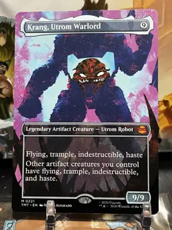 MTG | Krang, Utrom Warlord (0221 - Borderless) [TMT] NF - Image 1