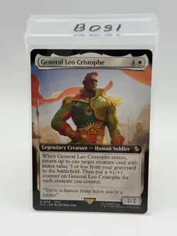 General Leo Cristophe Extended Art Commander Final Fantasy Non-Foil Regular MTG - Image 1