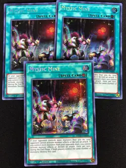 YUGIOH MYSTIC MINE MP20-EN080 1ST SECRET X3 (NM) - Image 1