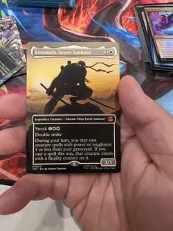 Magic: The Gathering Leonardo Sewer Samurai TMT 0215 Legendary Creature TMNT - Image 1