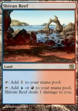 ^MTG 9th Edition - Shivan Reef NM - Image 1