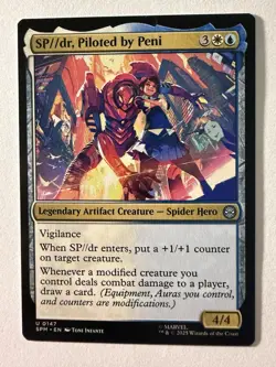 NM SP//dr, Piloted by Peni, MTG, Marvel's Spider-Man, Magic the Gathering, 147 - Image 1