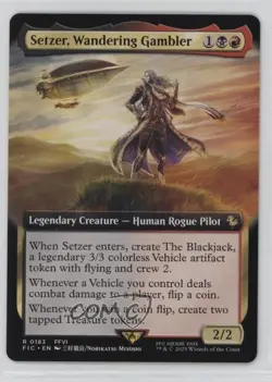 Setzer Wandering Gambler (Extended) Magic: Final Fantasy Commander FIC #0183 - Image 1